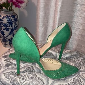 Green Geo D'Orsay 'Perfa' Pumps